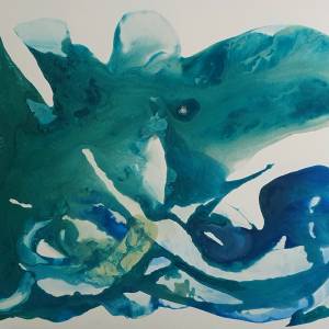 Abstract expressionism impressionistic painting 2