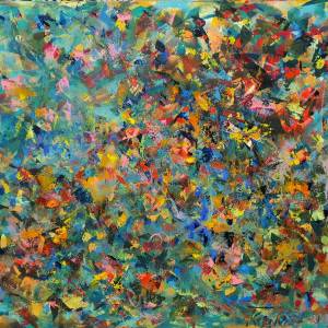 Indian summer. Abstract - XXL LARGE, ABSTRACT ART – EXPRESSIONS OF RELAXING AND LIGHT. 2021